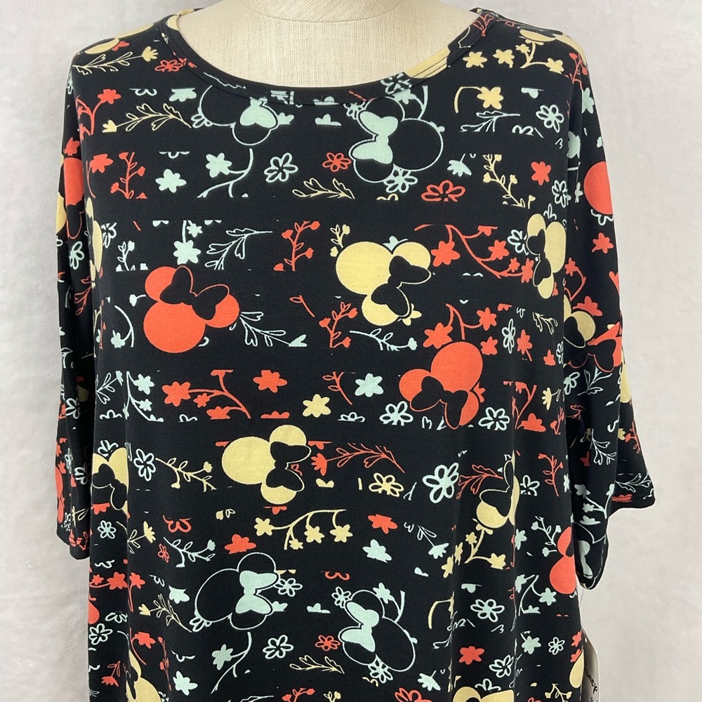 Minnie Mouse Lularoe Irma Top - NWT - Disney